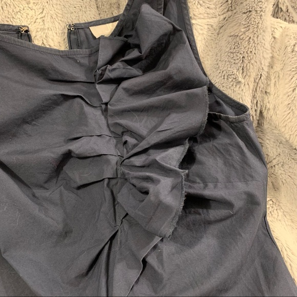 Navy ruffle dress - Picture 6 of 6